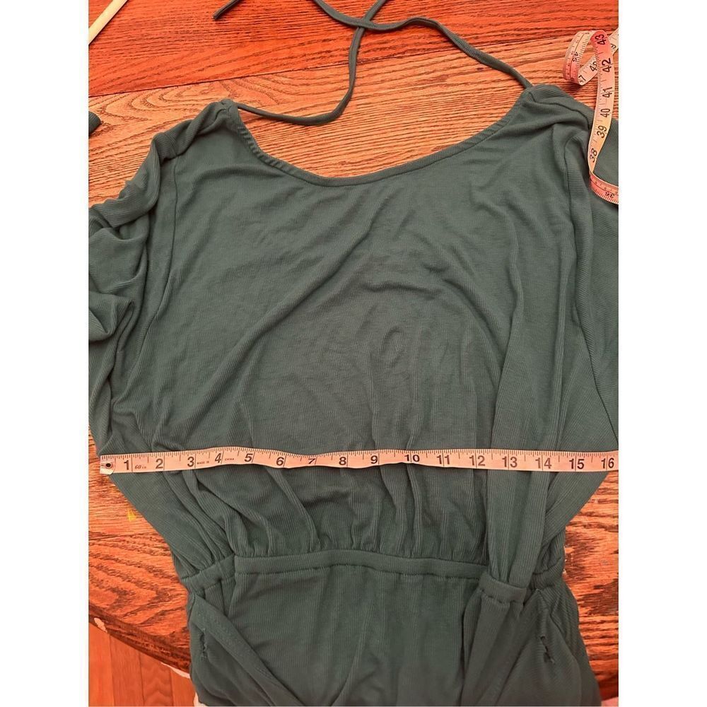 FREE PEOPLE BEACH SIESTA CONVERTIBLE DRESS size XL GReen - Picture 8 of 9